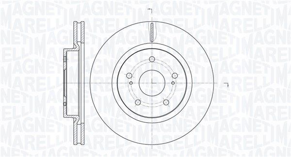 MAGNETI MARELLI Тормозной диск 361302040548